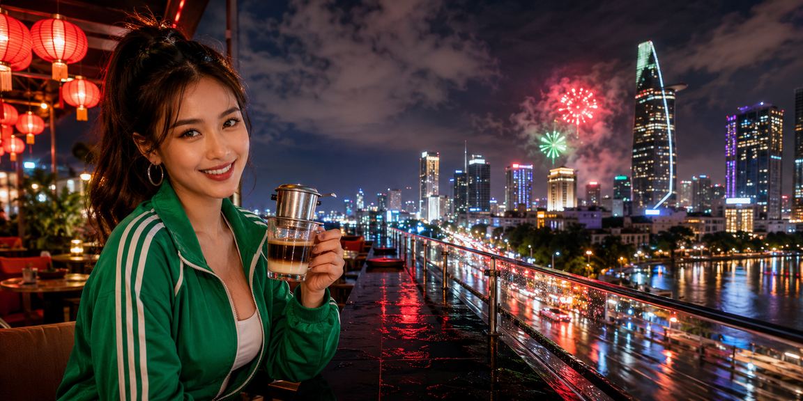 Người dùng TP.HCM theo dõi kèo cá cược qua điện thoại tại quán cà phê