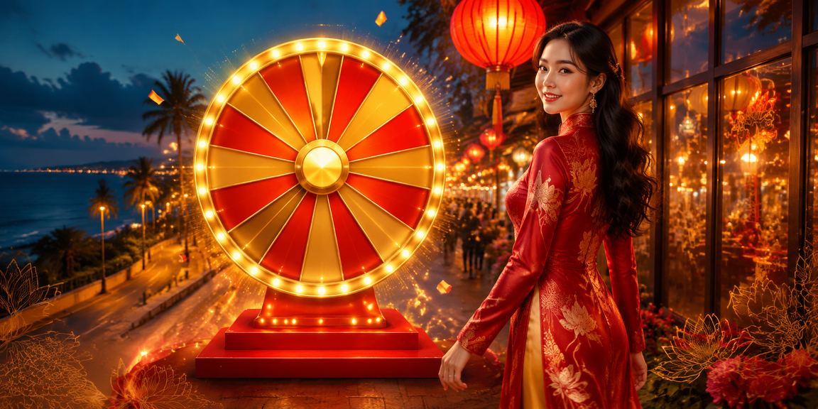 Không khí rút thăm may mắn tại chợ đêm Mũi Né sôi động
